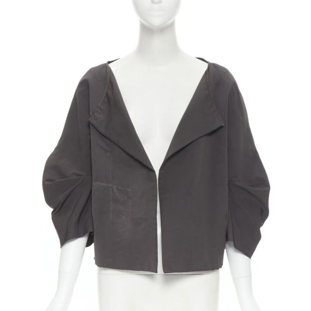 Marni Pinch Sleeve Rounded Cocoon Jacket